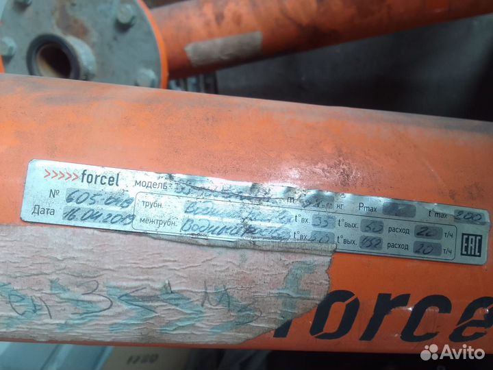 Теплообменный аппарат Forcel ввт100-3400-1Т