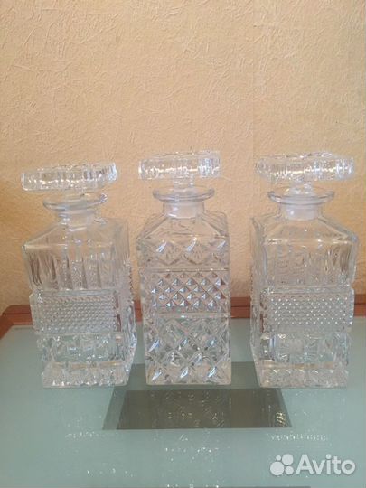 Графин, штофы хрустальные