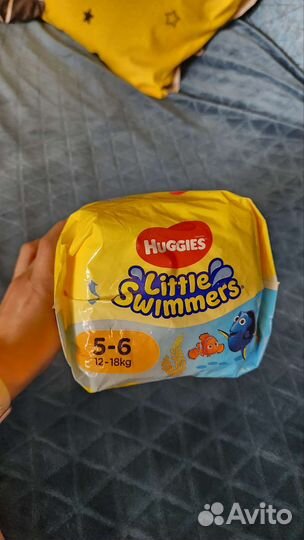 Подгузники для плавания huggies 12-18 кг