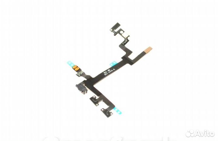 Шлейф для iPhone 5 + кнопка вкл + боковые кнопки