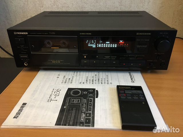 Дека Pioneer T-636 (Pioneer CT-S707) Япония, 100 В объявление продам
