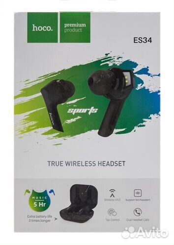 Беспроводные наушники TWS Hoco ES34