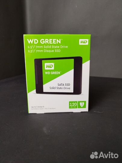 Жесткий диск ssd WD Green 120Gb