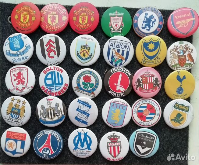 Значки по теме Футбол