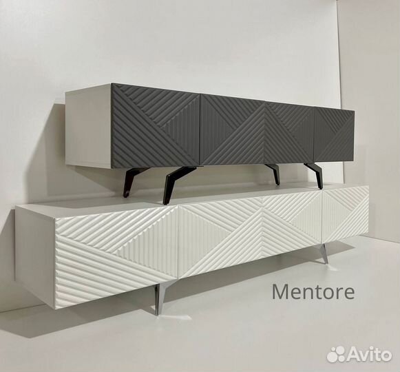 Тумба тв Bravo в цвете капучино (на опорах)