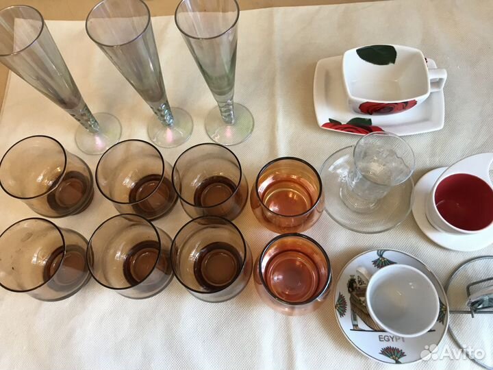 Бокалы, чашечки