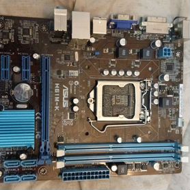 Материнская плата asus h61m k lga 1155