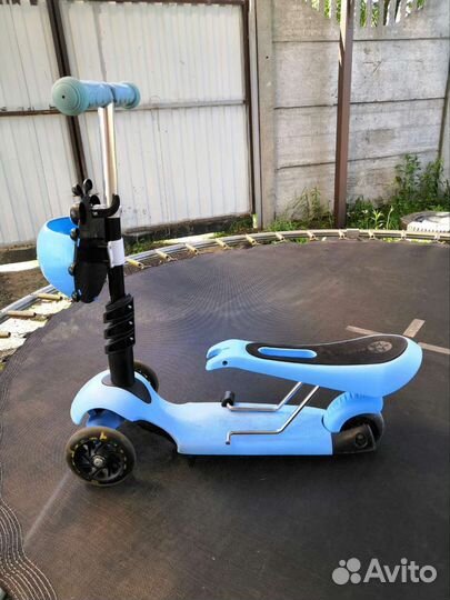 Самокат детский трехколесный бу