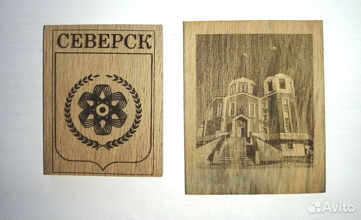 Магнитик картинка на дереве