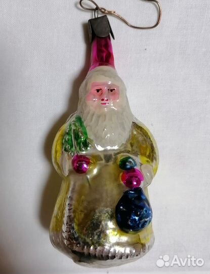 Елочные игрушки, бусы.Стекло СССР, ГДР Редкие