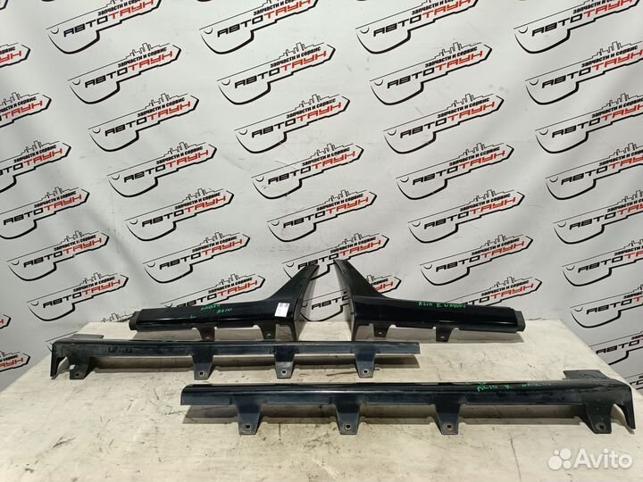 Порог пластик nissan cube ANZ10 AZ10 Z10 левый правый 2 порога черный, KH3 NA5674