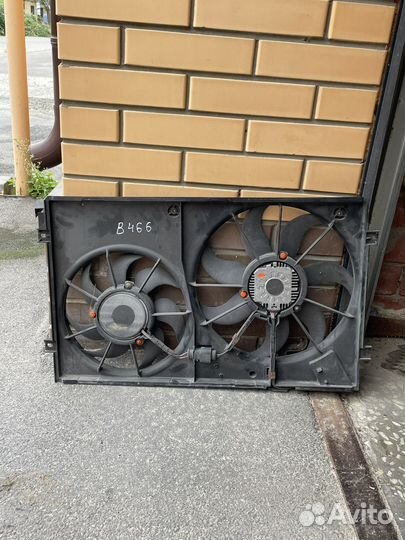 Диффузор с вентиляторами Volkswagen Skoda Seat