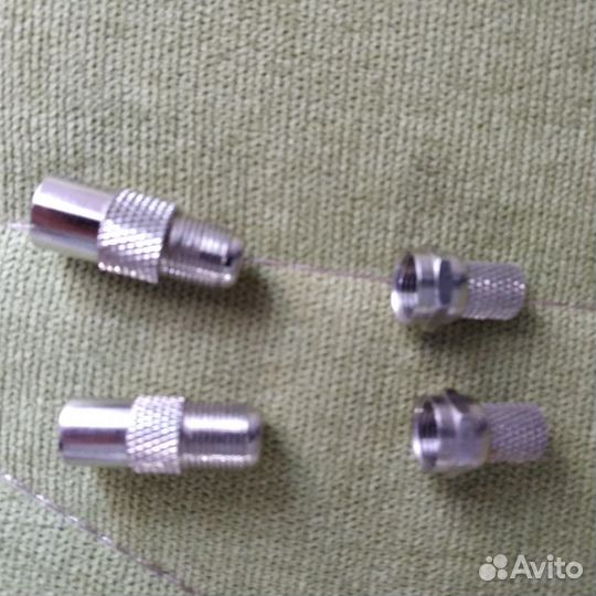 Переходник антенный, штекер, 9шт