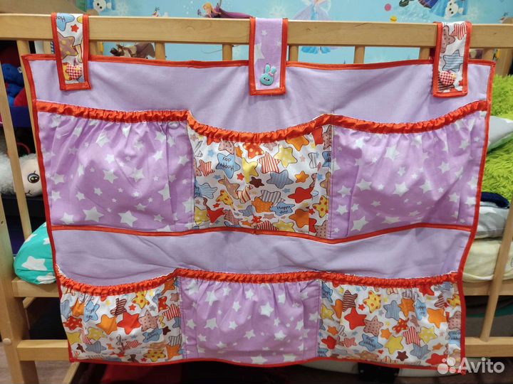 Кармашки на кроватку под заказ