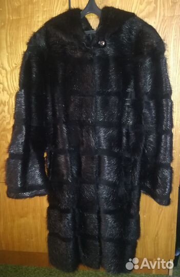 Шуба из стриженной нутрии