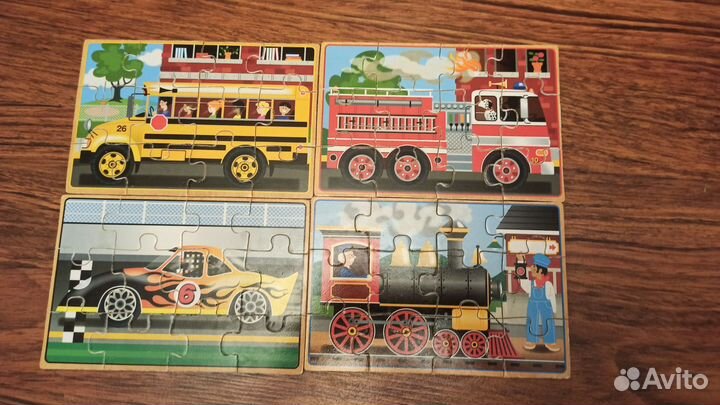 Деревянные пазлы Melissa & doug