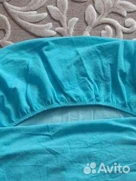 Простынь махровая/наматрасник 90*200