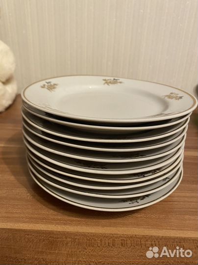 Фарфоровая посуда СССР разная тарелки
