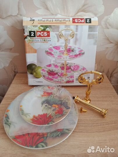 Ваза 2-ярусная новая