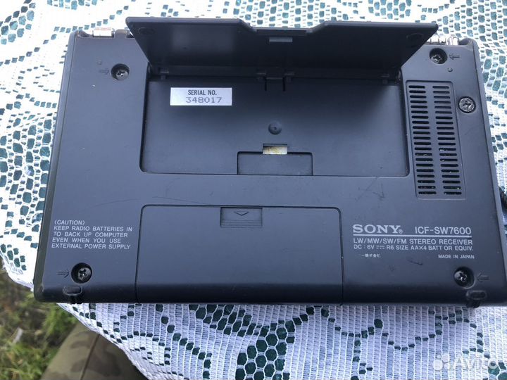 Радиоприемник sony icf-sw7600