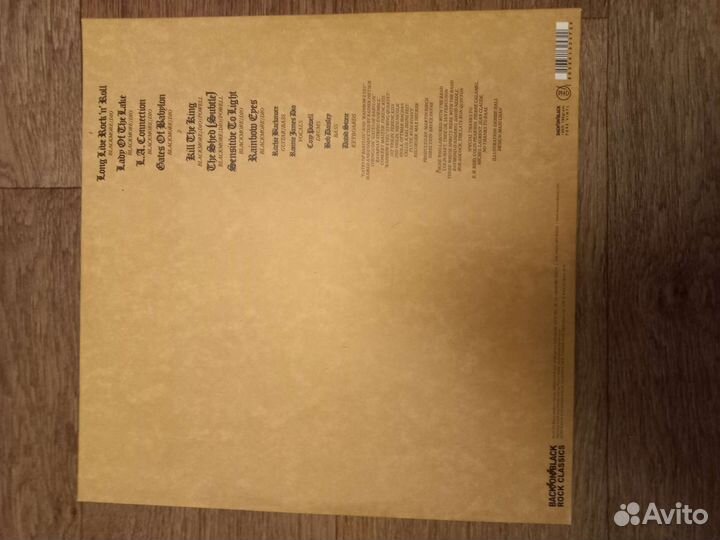 Виниловая пластинка Rainbow long live rock’n’roll