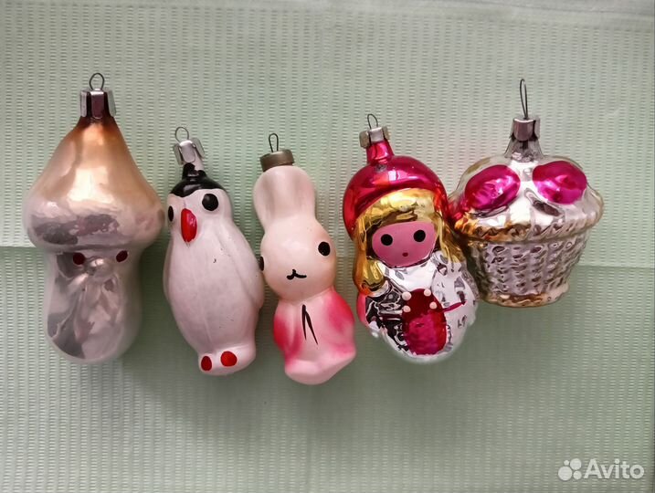 Елочные игрушки СССР одним лотом