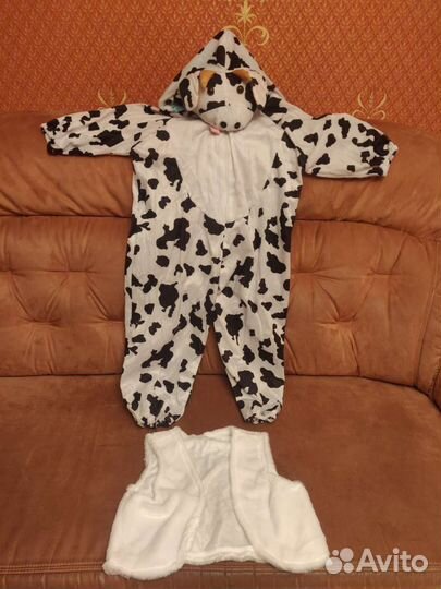 Новогодний Комбинезон - костюм коровы р.122-128
