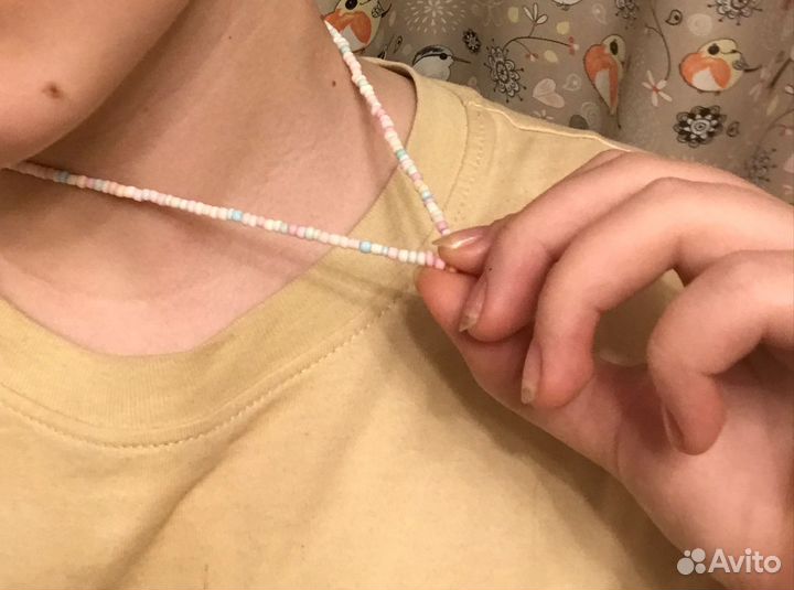 Чокер из бисера