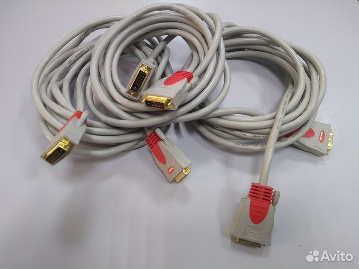 Кабель DVI-D - DVI-D Dual Link, 5 м