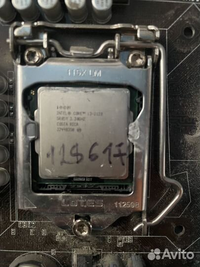 Материнская плата с процессором i3