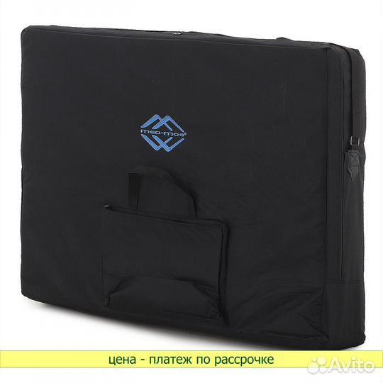 Массажная кушетка JF-AY01A 3 секции, бело-синий