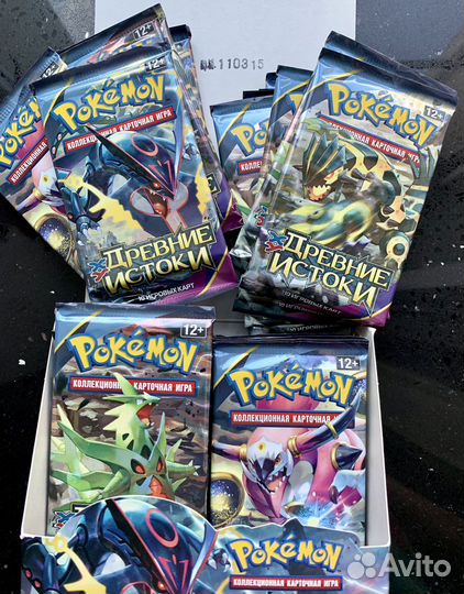 Карты покемон кки Pokémon TCG сет древние истоки