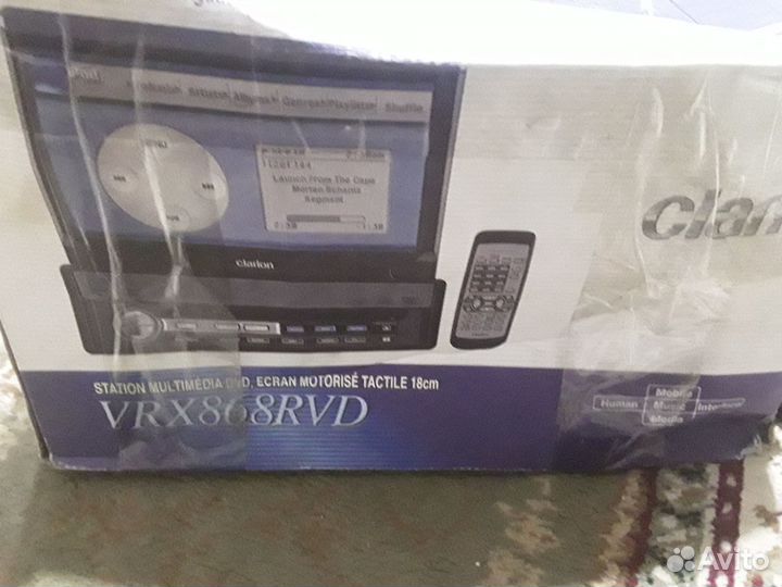 Магнитола clarion vrx868rvd год около 2008. Новый