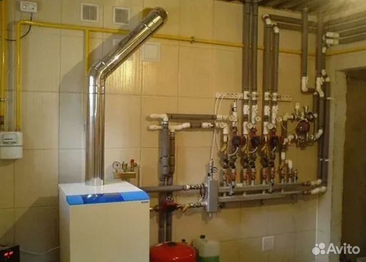 Монтаж отопление водоснабжение