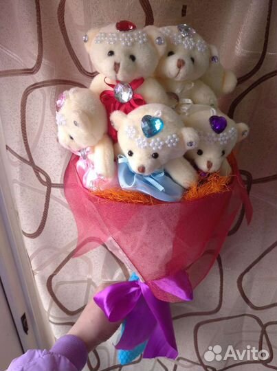 Букет из мишек