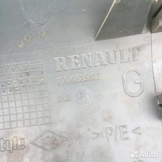 Накладка порога (внутренняя) Рено Сценик