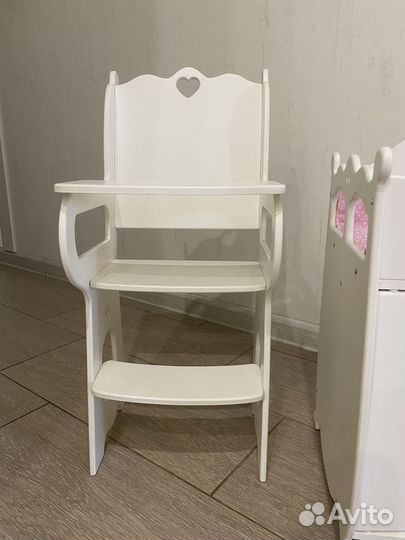 Кукольный комплект деревянной мебели