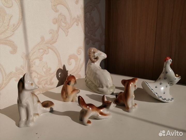 Архар баран Городница фарфоровая статуэтка СССР