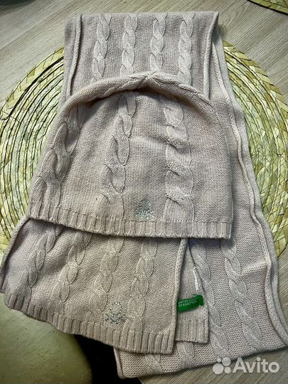 Шапка+шарф для девочки