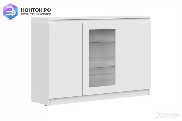 Комод-витрина stern Т-14 белый