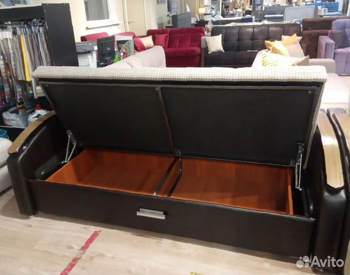 Прямой диван, диван кровать, ас190-1-мд