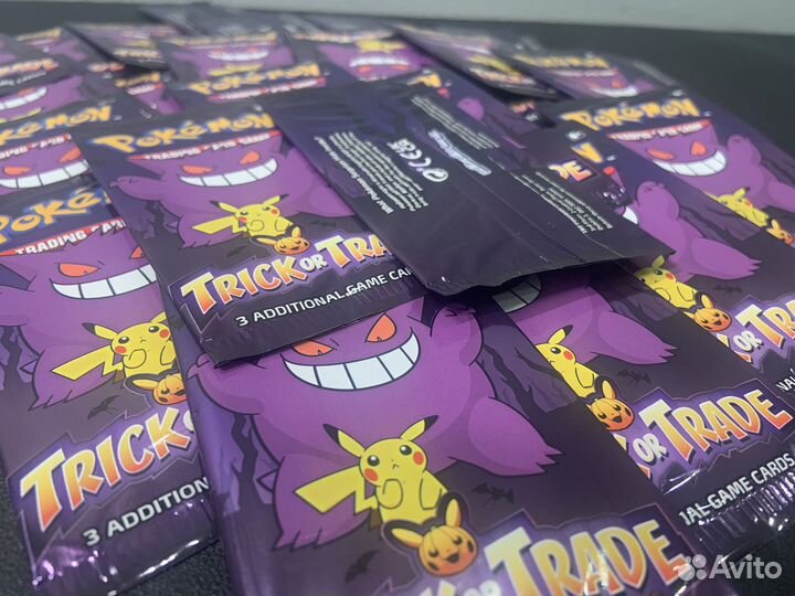 Pokemon Trick or trade(продажа от 3-х штук)