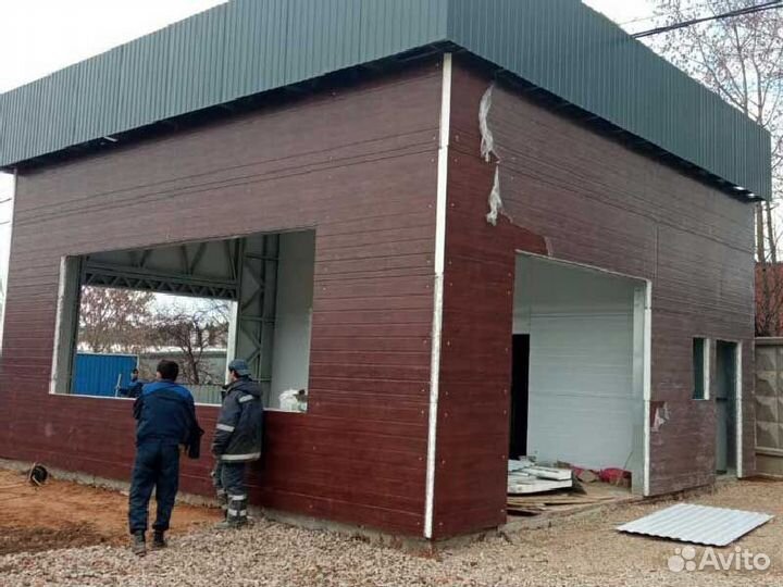 Сэндвич панель кровельная панель с базальтом