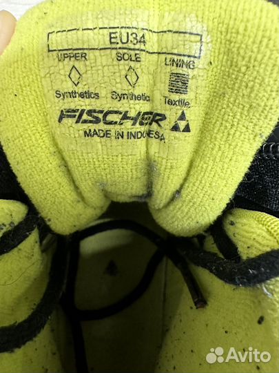 Лыжные детские ботинки Fischer,р.34