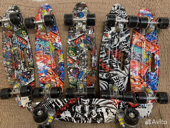Скейтборд Пенни борд Новый колёса светятся