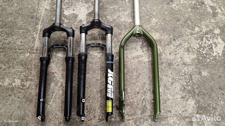 Вилка для велосипеда разные