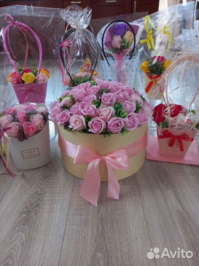 Мыльные цветы