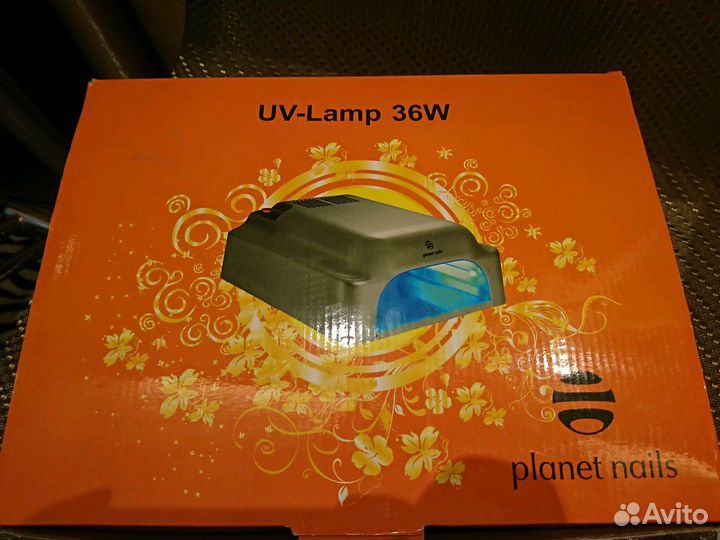 Уф лампа 36W ASN Profi c вентилятором серебро