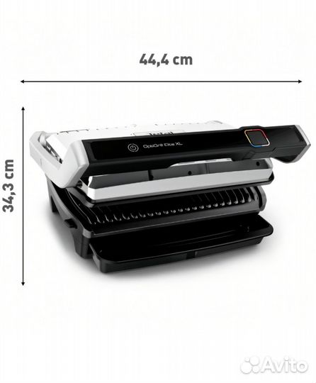 Электрогриль tefal optigrill Elite XL GC760D30