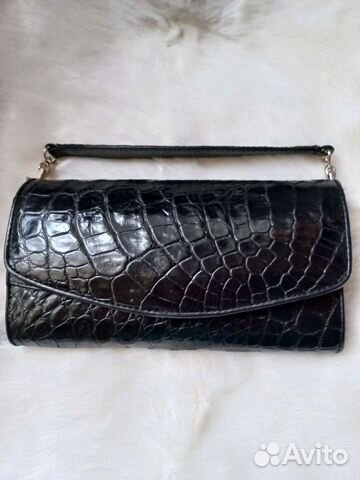 Клатч из нат. кожи крокодила